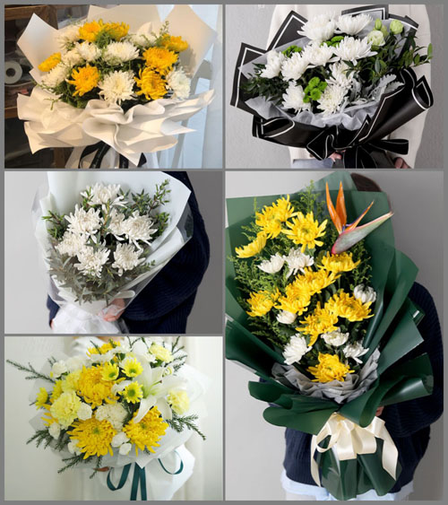 河南郑州二七区福华街街道白事花束代送